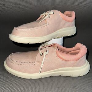 Sperry Captains Moc Pink Peach Loafer Boat Summer Shoes Women’s Size 8.5M